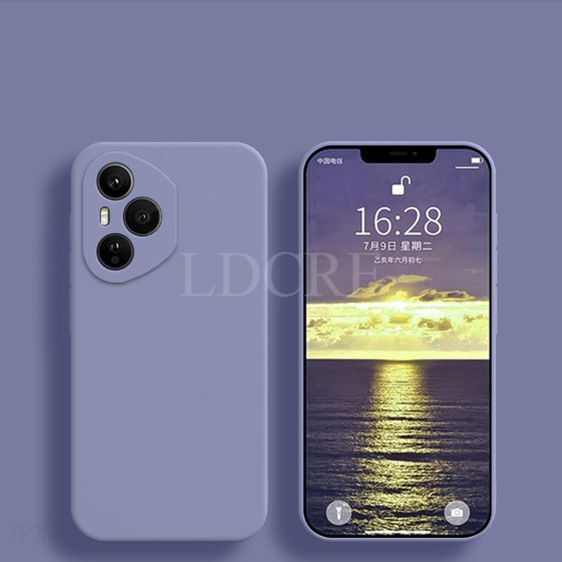Für Honor 400 Pro Hülle Flüssigsilikon Hülle Honor 400 Pro Hülle TPU Einfache Gummi Schutzhülle Honor 400 Pro Hülle