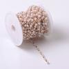 1Meter Beaded Chain Imitation Pearl Chain Copper Necklace Chain Handmade Accessories for Jewelry Making Components Crafts DIY