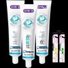 Shuke Anti-Cavity Fluoride Toothpaste 3-Pack with 2 Free Toothbrushes