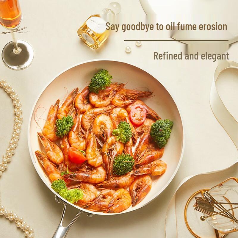 VELOSAN White Magnolia 26cm Pebble Frying Pan