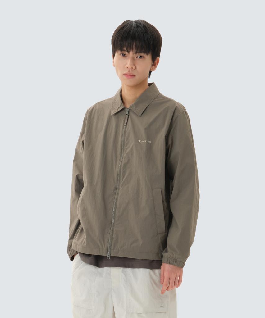 Snowpeak Apparel Lightweight Taslan Collared Jacket (S26Mmlwb52) Khaki