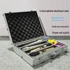 KTV Stage Portable Aluminum Carrying Case for Wireless Handheld Microphones - Shockproof & Drop-proof Protection