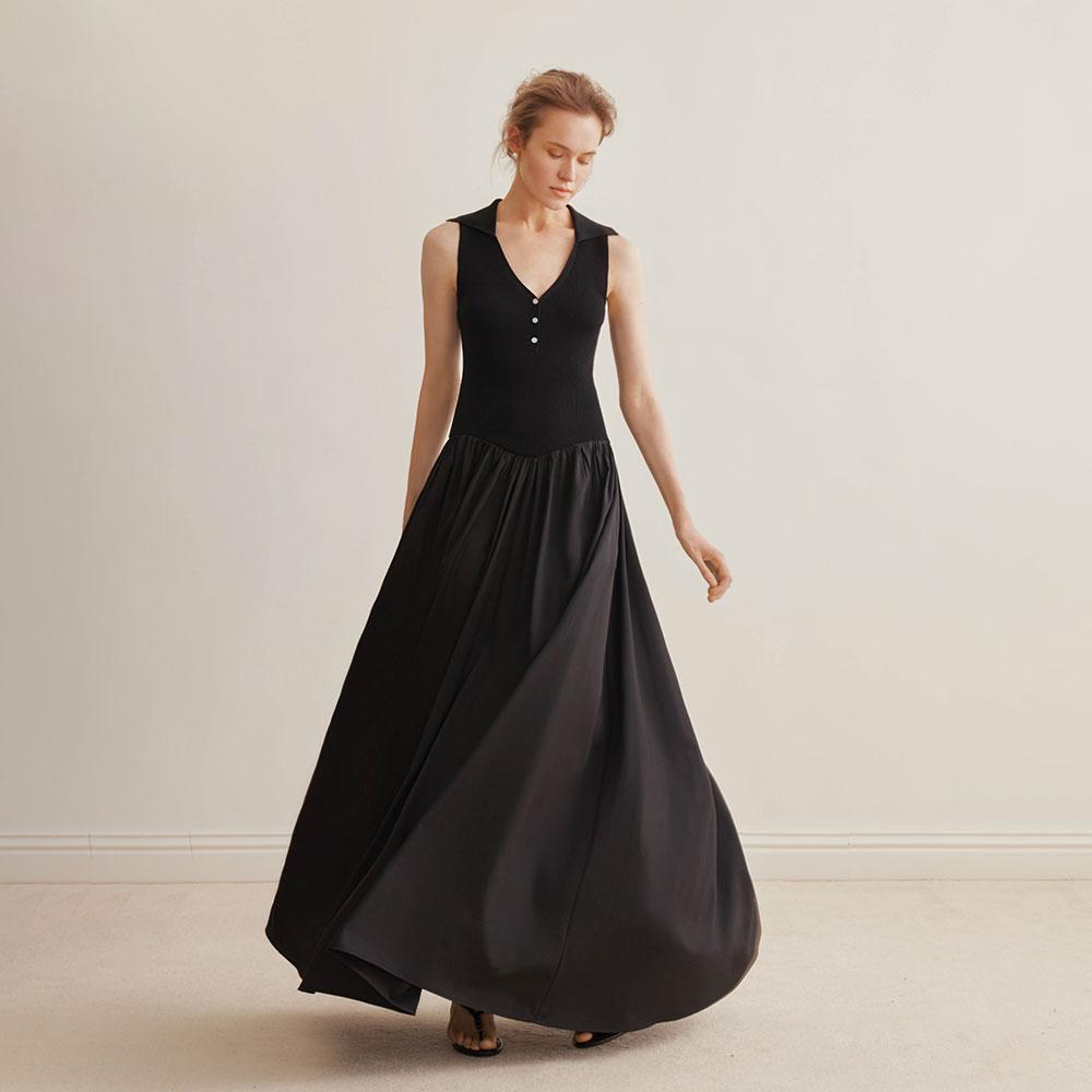 Waiwaiaiem Yy_Waist High-End Dress