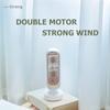 New Stand Mini USB Fan Battery Rechargeable Tower Table Fan Type-C Portable Desktop Air Cooler for Home Study Camping 2