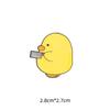 2023 Cute Cartoon Yellow Duck Brooch: Funny Pin & Badge for Women’s Clothes and Collars