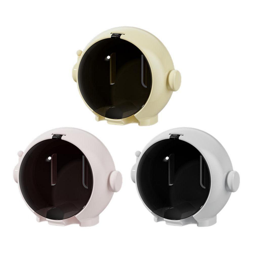 

2Pcs Dopamine Electric Toothbrush Holder with Cover Bathroom Organizers Children білий