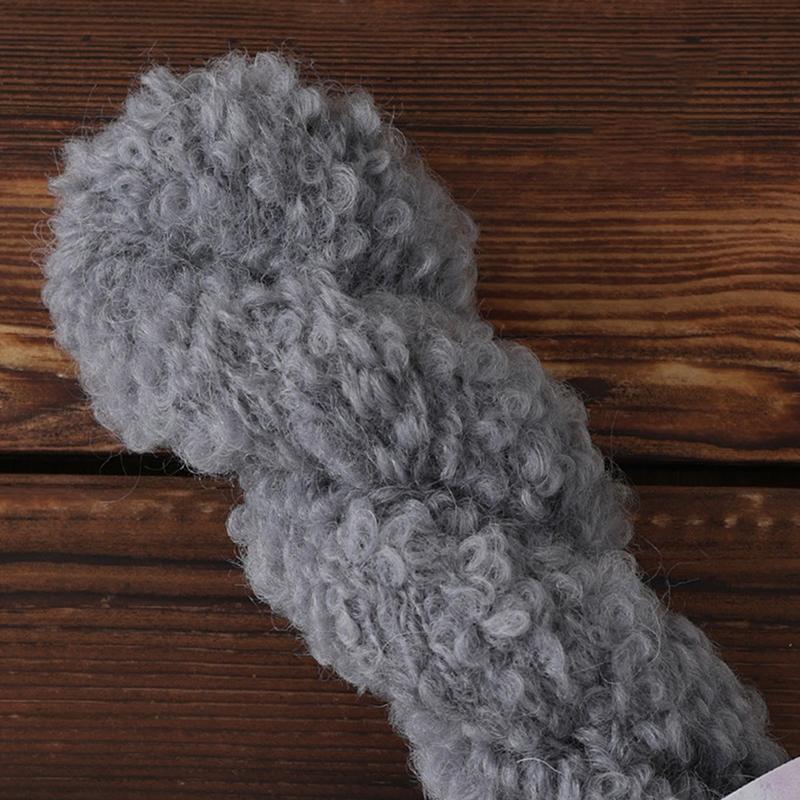 Wool Circle Solid Color Yarn Hand Woven Diy Scarf Hat Sweater Medium Thick Merino Wool Thread Soft And Comfortable Fluffy