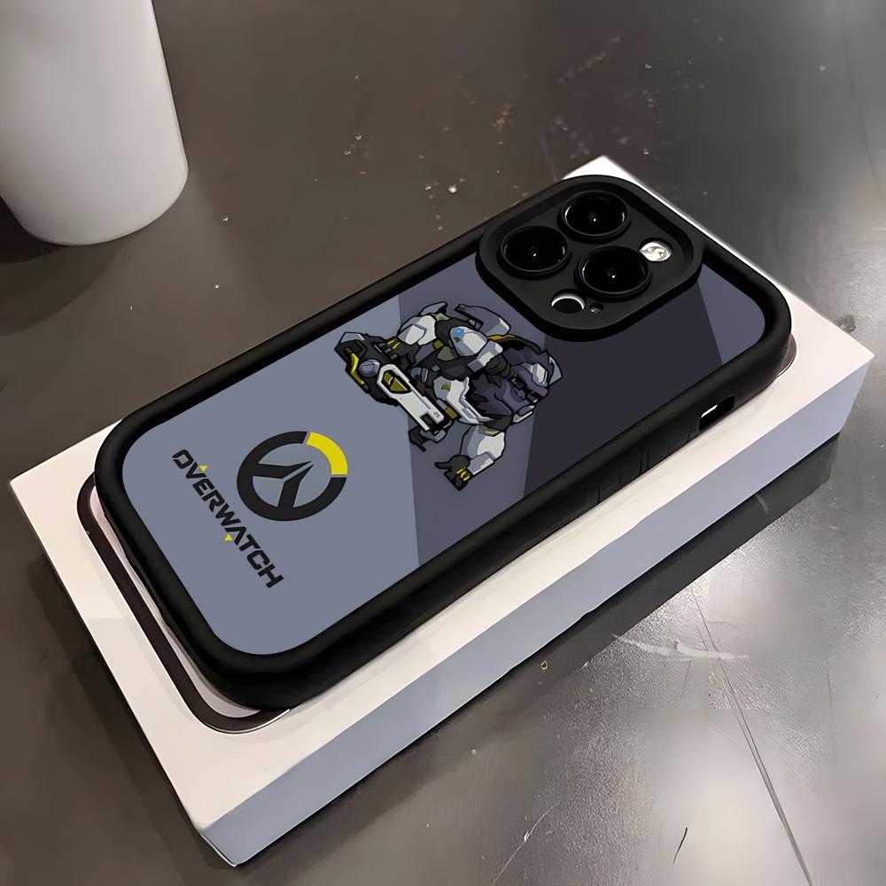 O-Overwatch Phone Case For IPhone 17 Pro Max 16 15 14 Pro Max IPhone 13 Pro Max 11 Plus Silicone Cover