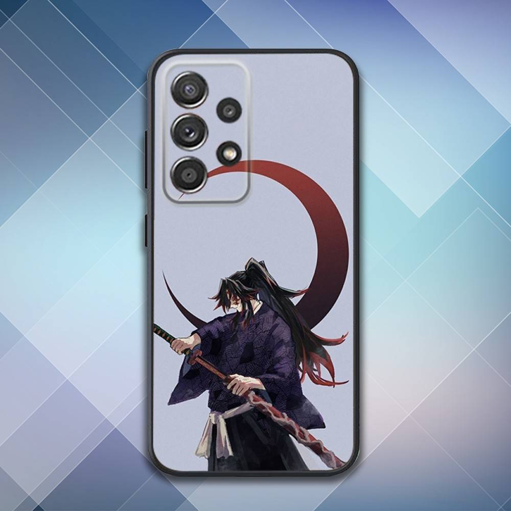 Demon K-Kokushibo Slayer Phone Case For Samsung S25,S24,S21,S22,S23,S30,Ultra,S20,Plus,Fe,Lite,Note,10,9,5G Black Cover