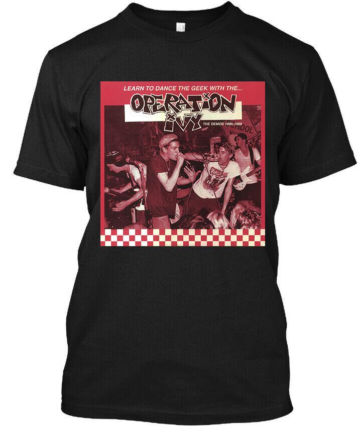 НОВЫЙ! Популярная футболка Operation Ivy The Demos 1986-1988 American Music Размер S-4XL Унисекс S
