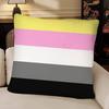 New Pride Bisexual Homosexual Pillow Case Fashion Square Pillowcase Bedroom Sofa Room Ins Decoration Leisure