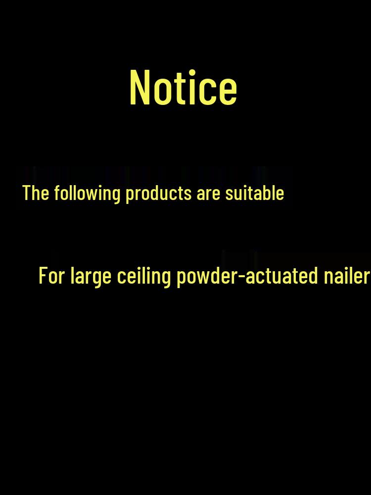 Powder Actuated M8 Ceiling Pipe Clamp Nail Gun with One-Piece Fire Protection Steel Nails