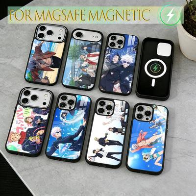 Jujutsu Kaisen Group Photo Phone Case For iPhone17,16,15,14,13,12,11 Plus,Pro Magnetic For Magsafe Wireless Charging