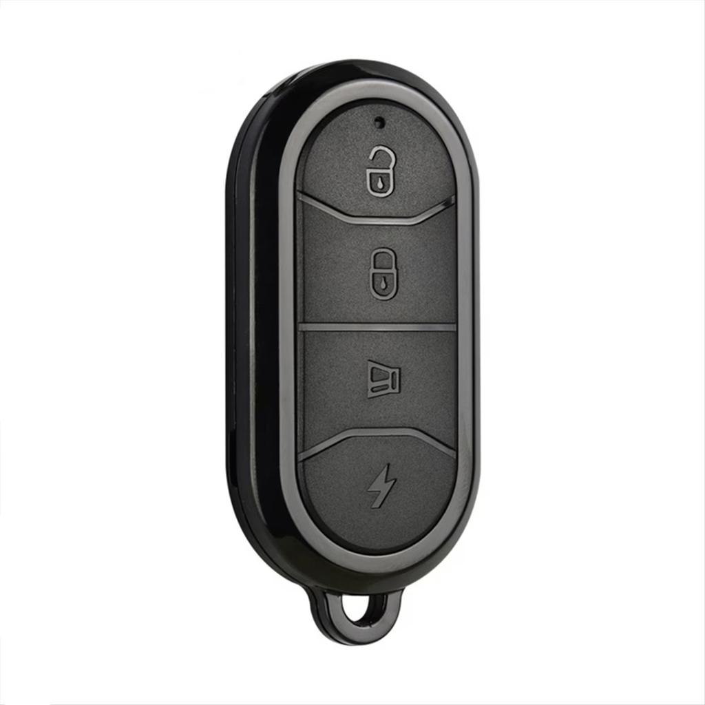 Universal 433 MHz Clone Remote Control 4-Button Key Fob Duplicator Replacement For Home Garage Door Opener