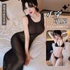 Sex underwear sexy temptation tulle see-through dress tight nightgown pure desire three-point suit