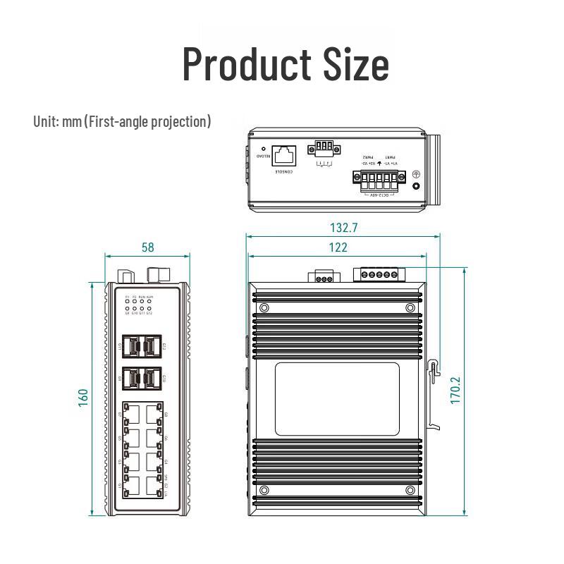 Maiwei Gigabit Managed Industrial Ethernet Switch