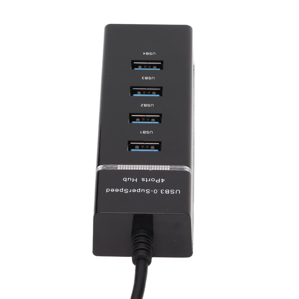 USB Hub 4 Port High Speed Propagation Protect Safety Compact Design USB 3.0 Adapter