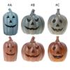 Halloweens Pumpkin Lantern Light Cover Resin Materials Easy Assembly Portable Decoration for Home School Event