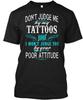 Dont Judge Me By My Tattoos T-Shirt Made In the USA Size S To 5XL