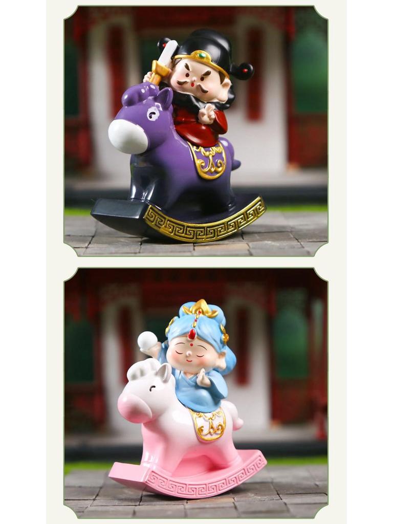 Xianma Blind Box: Trendy Resin Desktop Figurine - Cute and Fun Gift