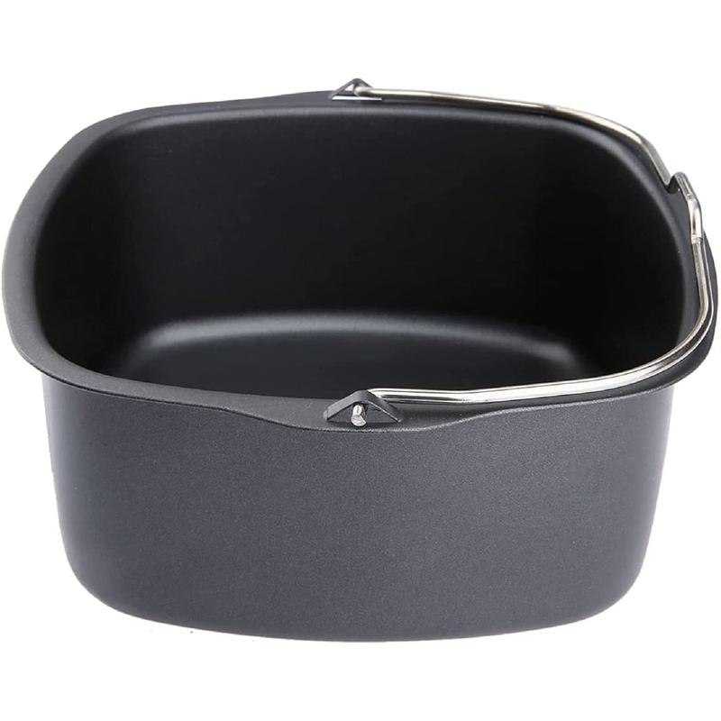 Square Silicone Baking Pot for Air fryer Accessories Non Stick Baking Mold Air Fryer Roasting Pizza Cake