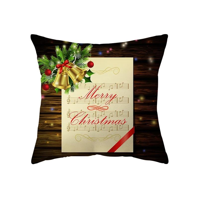 

Наволочки с рождественской тематикой Аксессуары для автомобиля Офис Санта-Клаус Гостиная Диван Домашние наволочки 40x40cm