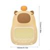 Capybara Night Light Alarm Clock for Kids with Snooze Function 1500mAh X3UC