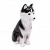 Dog Vase Statue Decorative Handcrafted Resin Dog Shaped Flower Vase for Tabletop Garden Desks Husky Vase