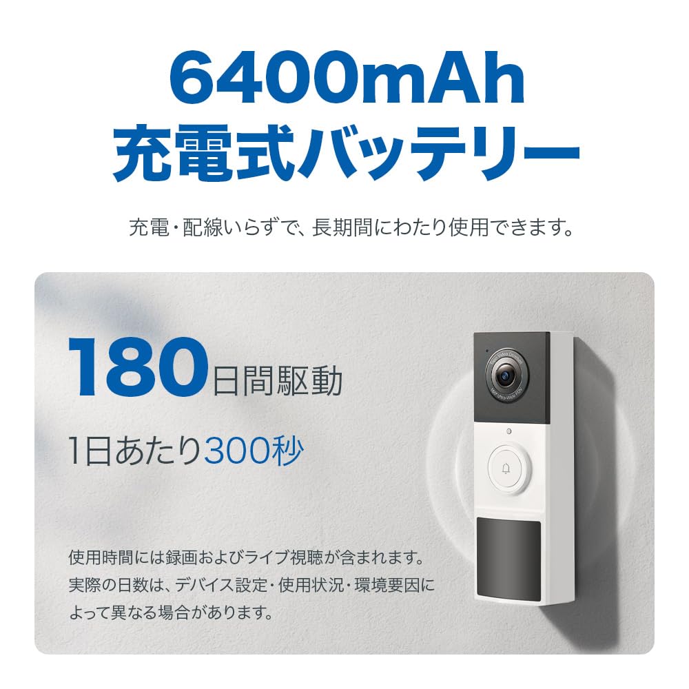 Tapo Smart Smartphone Video No Installation Intercom with 2K 3MP IP65 Weather and Pet Full Color Even At Wide Viewing Angle Your Doorstep From Your