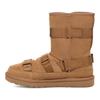 UGG Bottes de Neige Mi-Mollet Classiques à Lacets Mixtes Bottes Femme Châtaigne 1133470-CHE