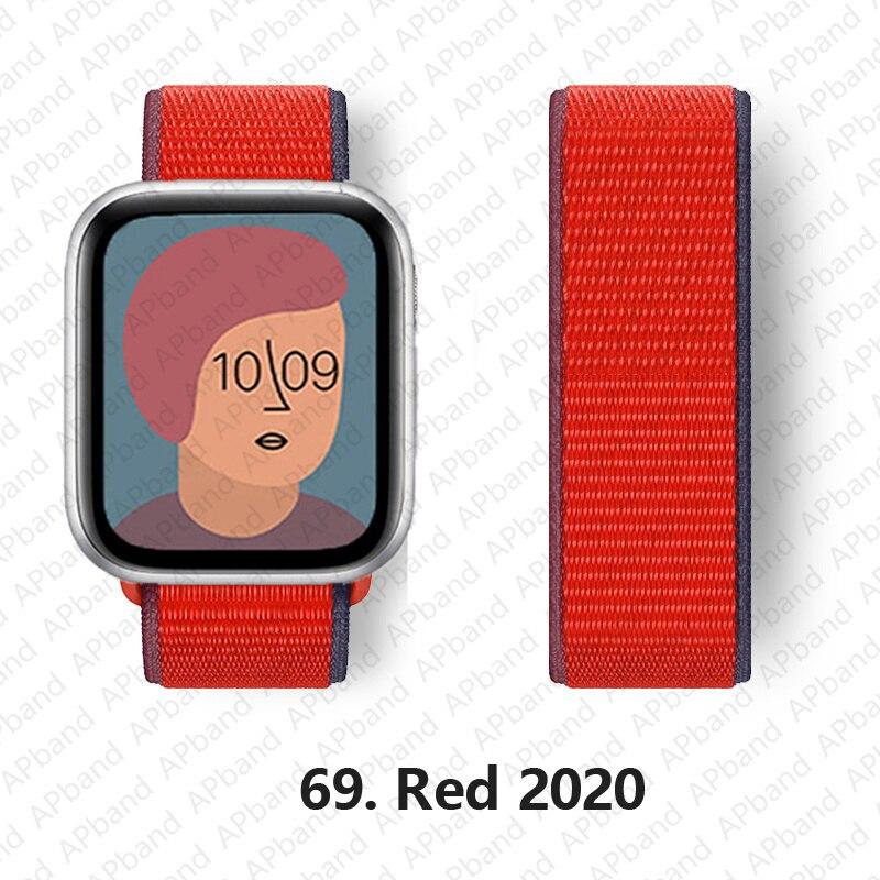 Nylon Band Voor Apple horlogeband 44mm 40mm 42mm 38mm 41mm 45mm 41 45 smartwatch polsband riem lus armband iWatch 3 4 5 se 6 7
