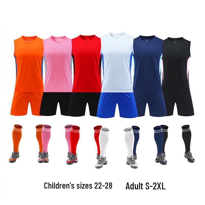Set di abbigliamento sportivo per pallavolo: Canotta senza maniche e divisa da allenamento per ragazzi e ragazze