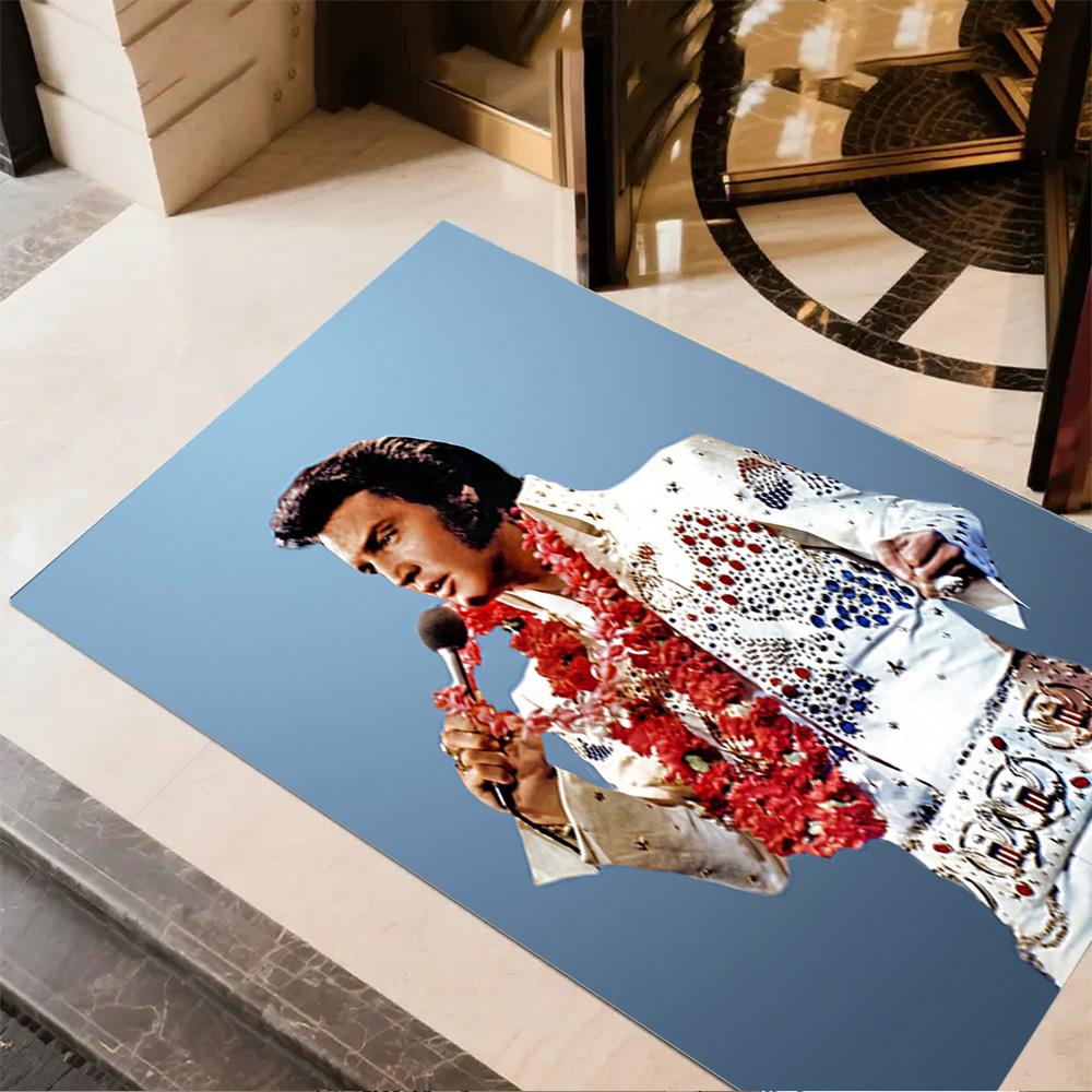 Epic Elvis Concert Performance Floor Rug Office Rug Perfect for Balcony Outdoor Kitchen Hallway Anti-slip Rug Office home decor Wedding Party Gift