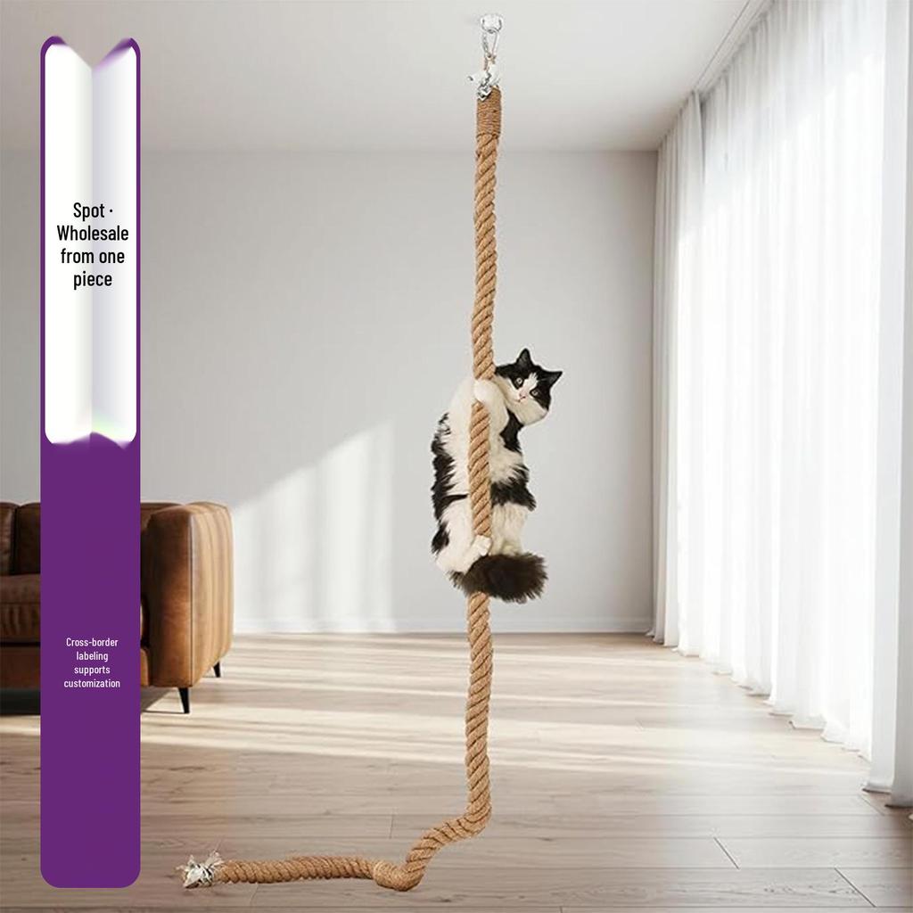 Four Seasons Wear-Resistant Cat Tree with Thickened Sisal Rope and Scratching Post