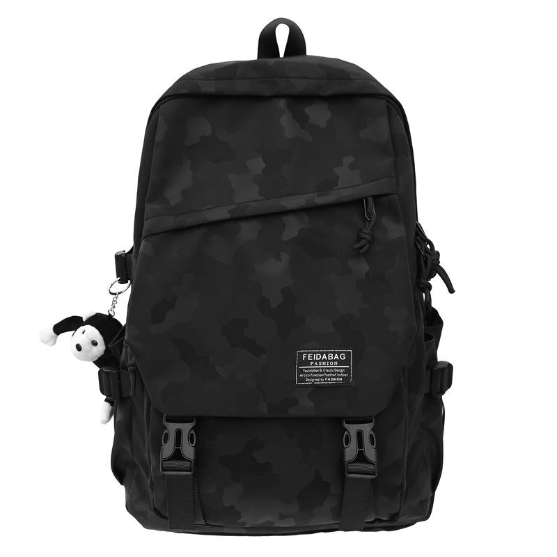 Schoolbag high school schoolbag male ins campus style college student couple trend leisure travel large capacity simple backpack