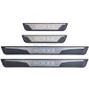 For 2014- Vauxhall Opel Astra H J K Mokka X Stainless Door Sill Kick Scuff Plate Pedal Protector Trim Car Styling Accessory