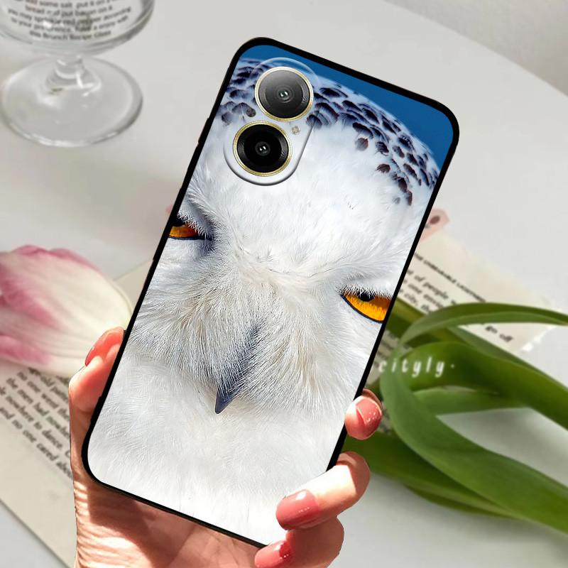 Para Capa Realme C67 animal Silicone TPU Macio Capas Traseiras Para Realme C 67 C67 4G Capa Protetora Desenho Animado Capa RealmeC67 Concha