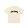 Niche Minimalist Retro Men's Cotton Letter Print T-Shirt - Summer Trendy Loose Fit