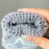 Plush Half Finger Gloves Thickened Windproof Hand Cover Flip Knitted Gloves  Fashion Accessories