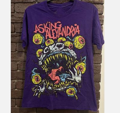 Raro! T-Shirt Asking Alexandria 2011 Unisex Cotone Dalla S alla 4XL