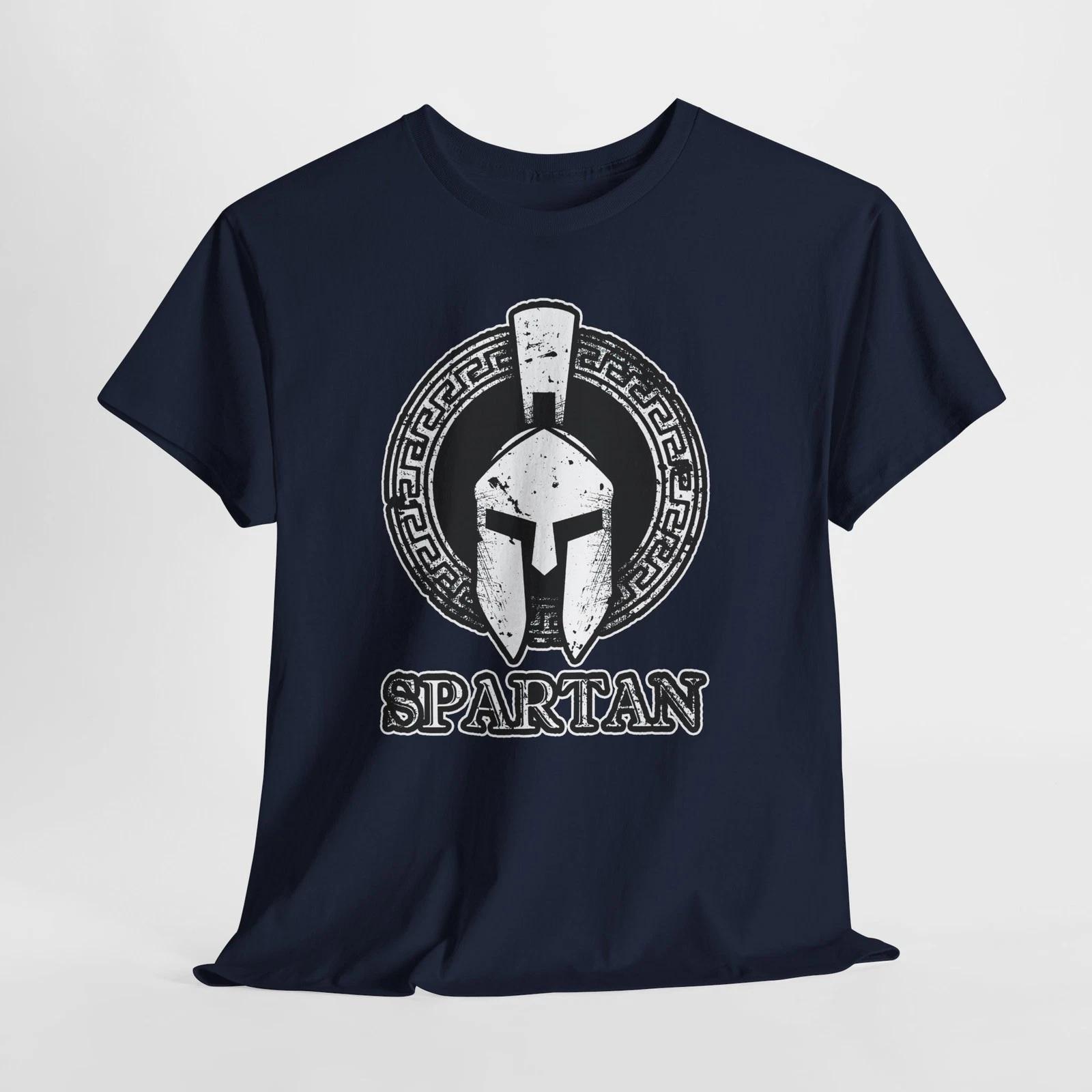 

Spartan Warrior Unisex Heavy Cotton Tee, Casual Graphic Shirt, Gift for [...] 3XL