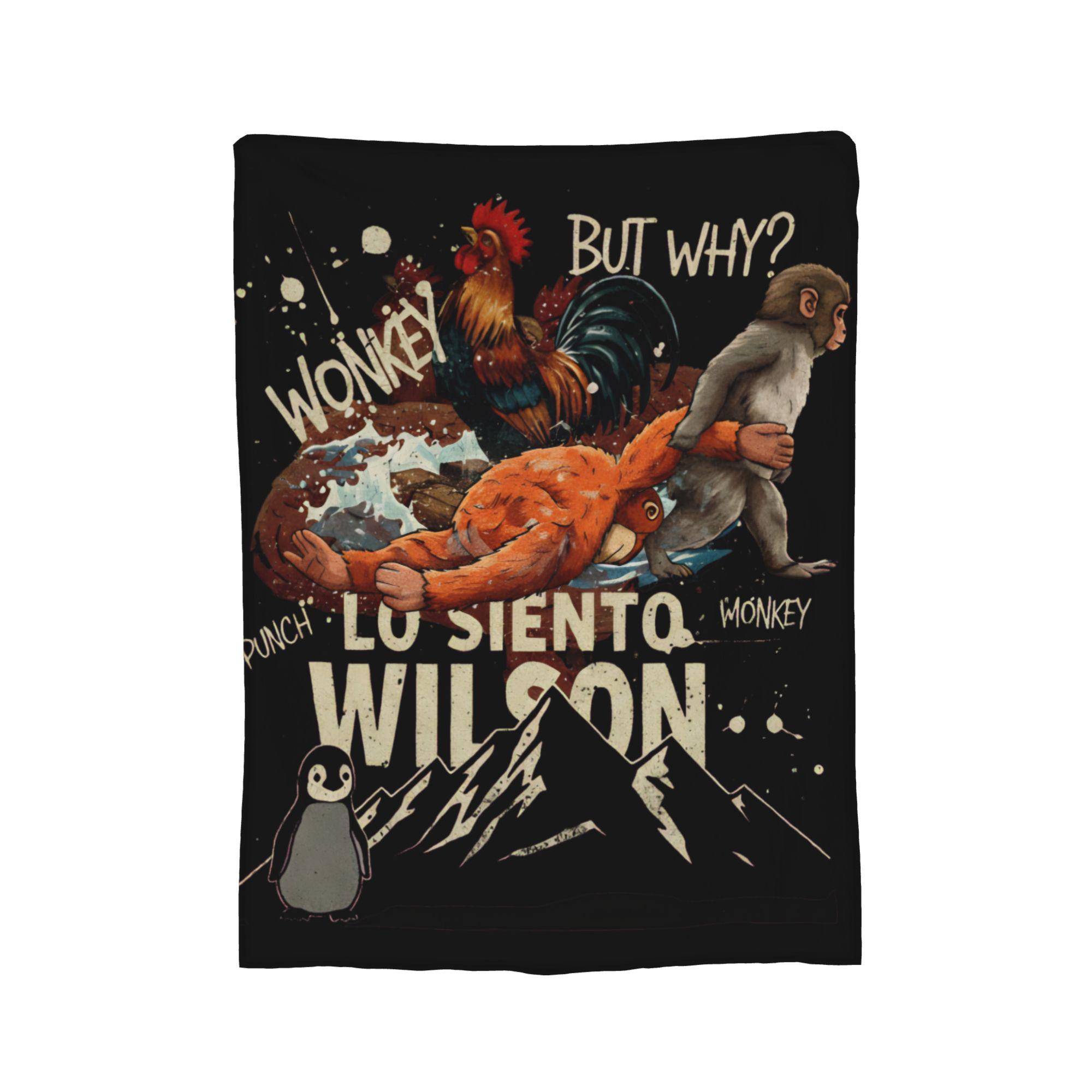 

Punch Monkey Comic Style Art Blanket Flannel Soft Throw Blankets for Airplane Travel Bed Rug 150x200cm