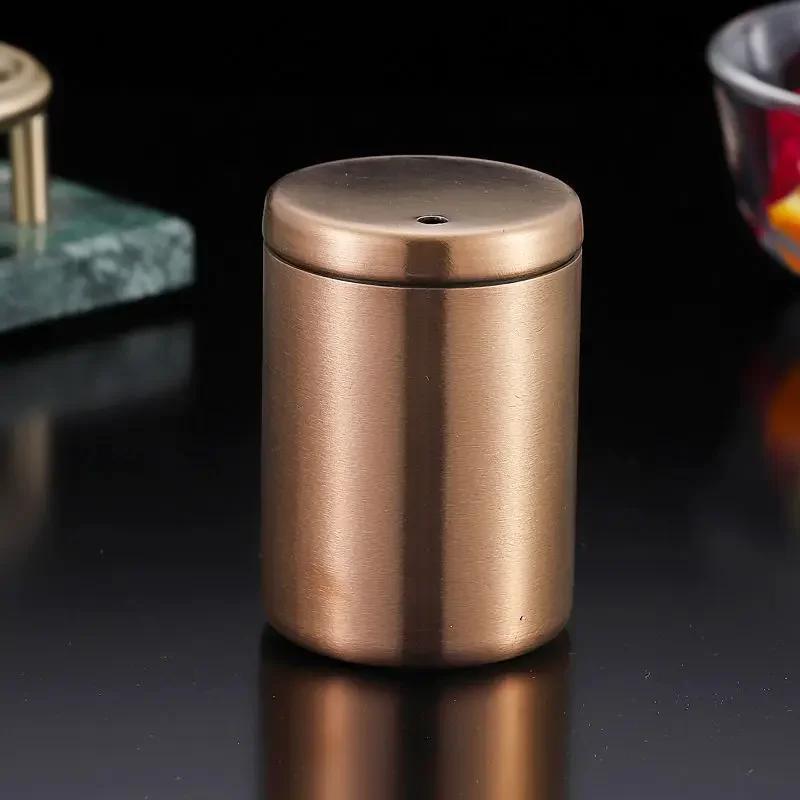 Stainless Steel Toothpick Container Creative Simple Portable Toothpick Container Cotton Toothpick Container Storage Box for Home