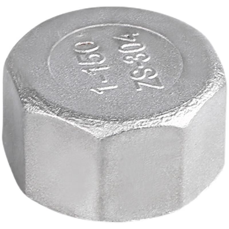 304 Stainless Steel Hexagonal Internal Thread Pipe Cap Plug