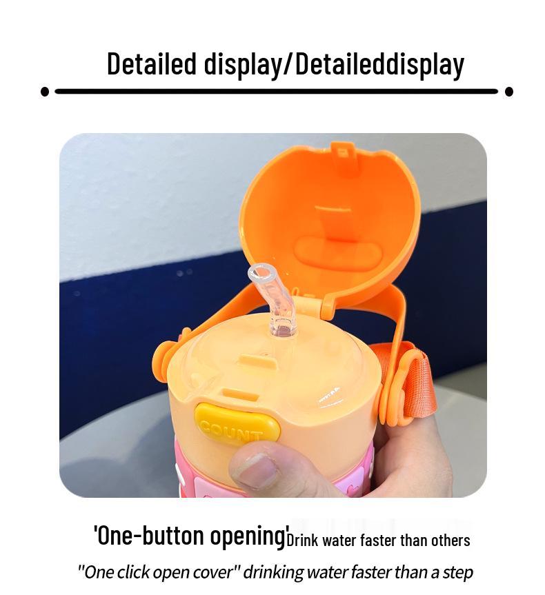 Portable Insulated Cup for Kindergarten Kids - 316 Stainless Steel, Large Capacity, Cute Design