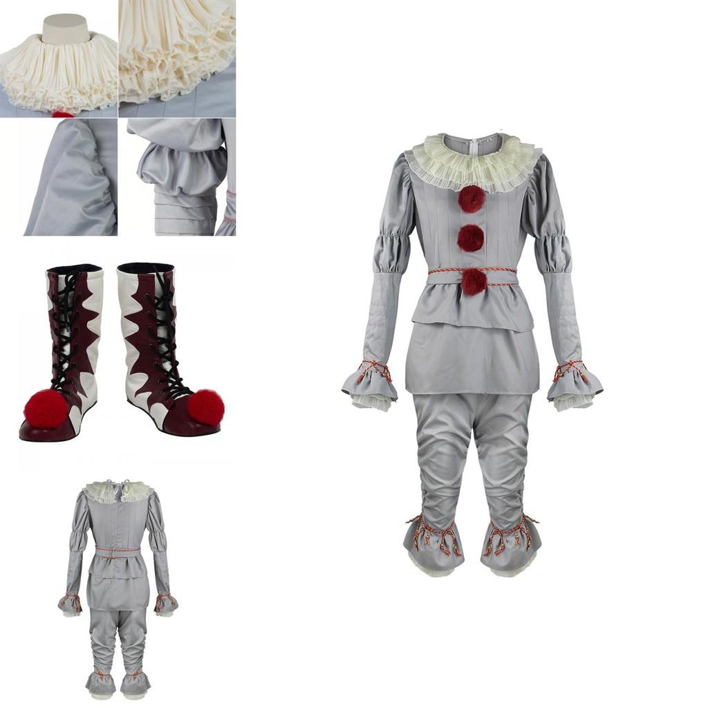 Stephen King's It Scary Clown Joker Pennywise Cosplay Kostuum Halloween Outfit Perfecte Stiksels En Uitstekende Afwerking