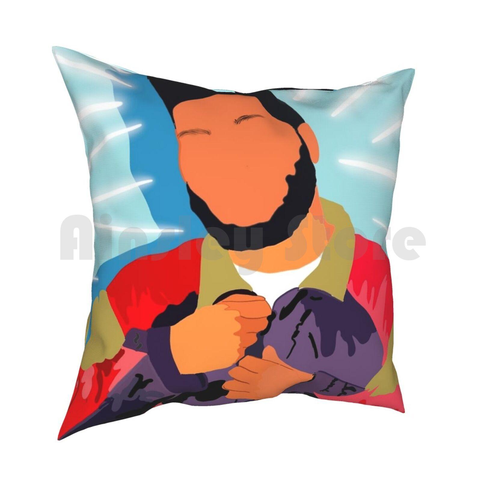 Khalid Art Pillow Case Printed Home Soft Throw Pillow Khalid Music 30x30cm 12x12in