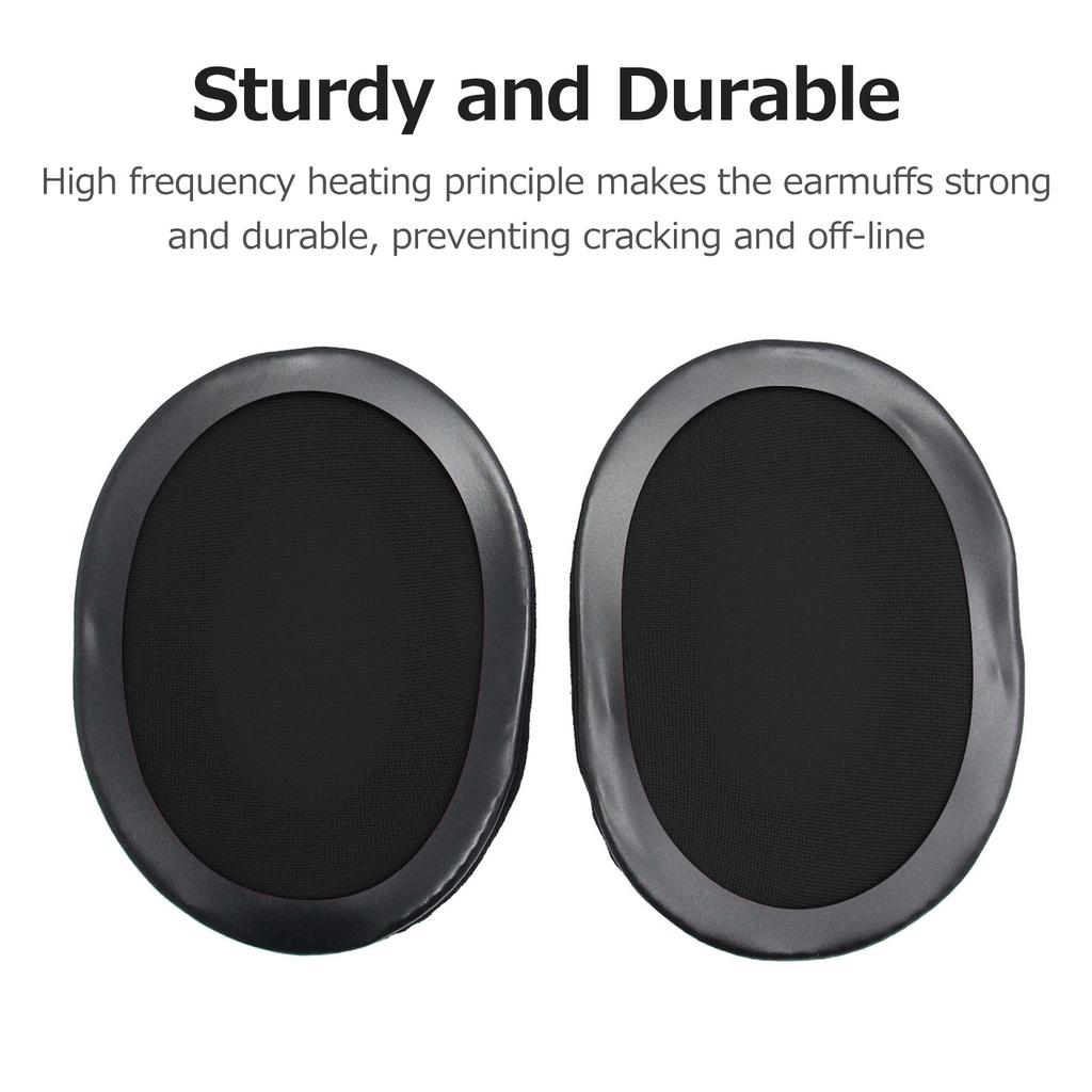 High Quality Headset Cushion Replacement Breathable Ear Pads Compatible with Kingston HyperX Cloud II(Red Flannel)