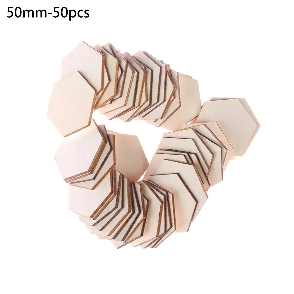 10-50pcs/set Unfinished Blank Rectangle Wooden Hanging Tags with Rope for Scrapbooing Party Favor Wedding Gift Tags