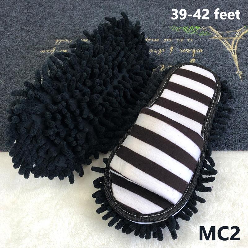 

Багатофункціональні тапочки для очищення підлоги від пилу Взуття Взуття для ледачого миття Домашнє прибирання підлоги Взуття для чищення з мікроволокна M